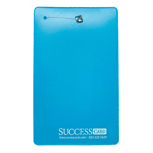 Success Card – Blue <br>Also availabe in white, green and black
